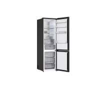 LG  Kombinovaná chladnička LG | A | 375 l | Smart Invertorový kompresor | Čierna/šedá, Vľavo je zobrazené mäso s teplotou -3 °C, v strede čerstvá ryba s teplotou 0 °C a vpravo syr s teplotou 2 °C., GBBS727AEV, thumbnail 11