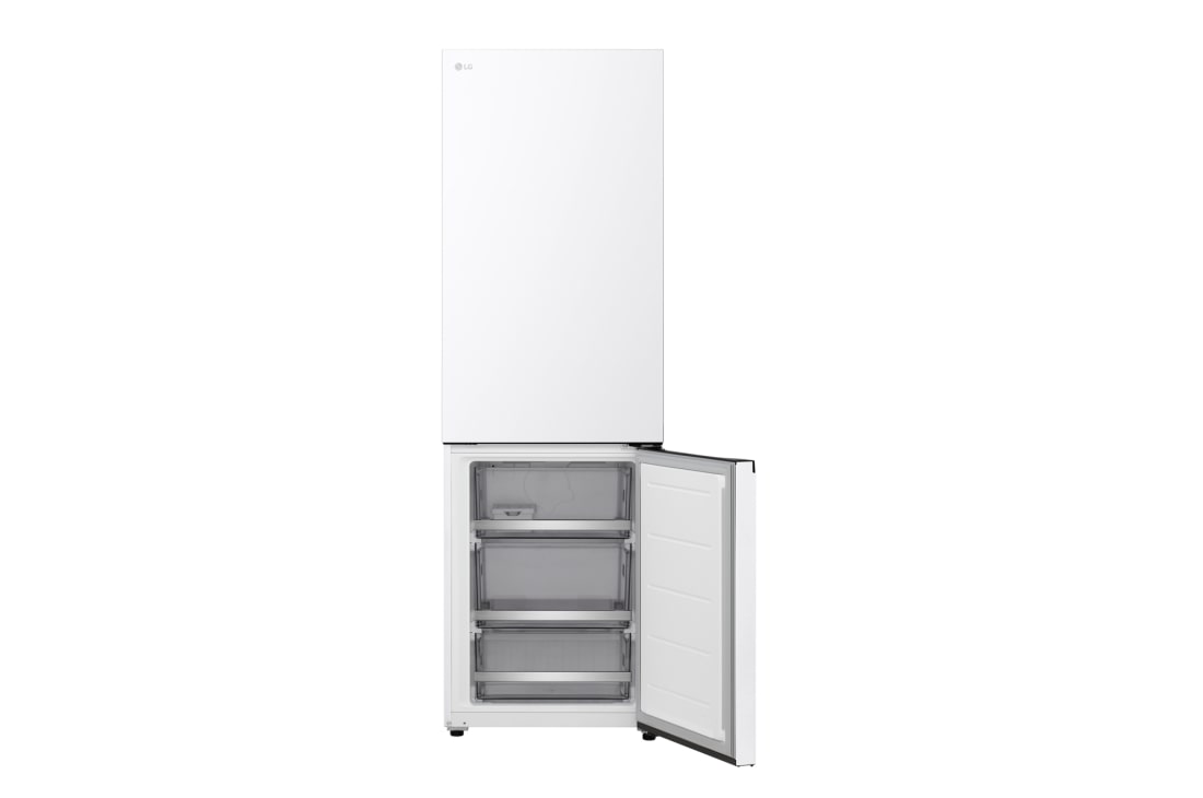 LG Kombinovaná chladnička LG | C | 333 l | Smart Invertorový kompresor | Biela, bottom door open, GBBS716CSW, thumbnail 5