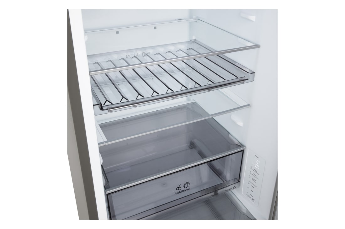 LG Kombinovaná chladnička LG | A | 333 l | Smart Invertorový kompresor | Strieborná, Tray, GBBS312APY, thumbnail 5