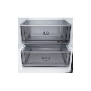 LG Kombinovaná chladnička LG | A | 375 l | Smart Invertorový kompresor | Čierna/šedá, drawers, GBBS322AEV, thumbnail 5