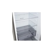 LG Kombinovaná chladnička LG | B | 333 l | Smart Invertorový kompresor | Strieborná, Inside full view, GBBSJ10DPY, thumbnail 4