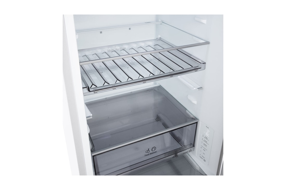 LG Kombinovaná chladnička LG | A | 333 l | Smart Invertorový kompresor | Biela, drawer view, GBBS312ASW, thumbnail 8