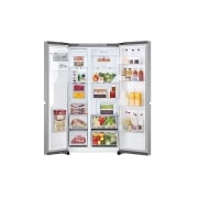 LG Americká chladnička LG | E | 638 l | Smart invertorový kompresor | Multi-Air Flow™|Strieborná, GSLC40PYPE, thumbnail 3