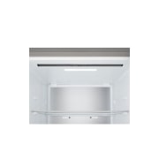 LG Kombinovaná chladnička LG | B | 375 l | Smart Invertorový kompresor | Strieborná, Chladnička s mrazničkou , priblížený pohľad na držiak na víno so štyrmi fľašami a krabicou makróniek, dizajn držiaka zväčšený na kruhovom obrázku, GBBS323BPY, thumbnail 7