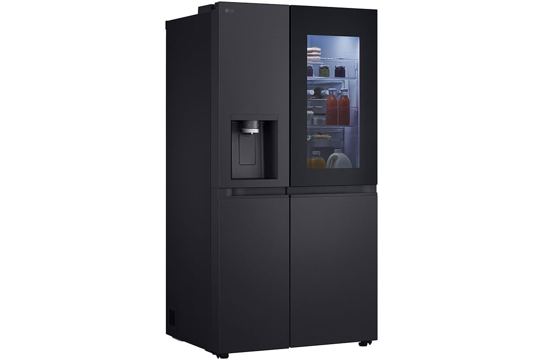 LG Americká chladnička LG | C | 623 l | DoorCooling+™ | UVnano™ | InstaView Door-in-Door™, side view, GSGE91EVAC, thumbnail 12