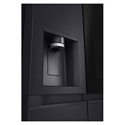 LG Americká chladnička LG | C | 623 l | DoorCooling+™ | UVnano™ | InstaView Door-in-Door™, One side open view with food, GSGE91EVAC, thumbnail 5