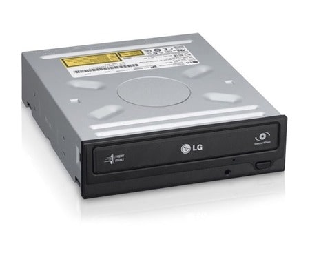 LG Interná DVD mechanika podporujúca zápis DVD +R/−R až 22-násobnou rýchlosťou. Pripojenie cez E-IDE/ATAPI (PATA) rozhranie. Mechanika je vybavená funkciou SecurDisc a technológiou LightScribe, pre popis médií., GH22LP20