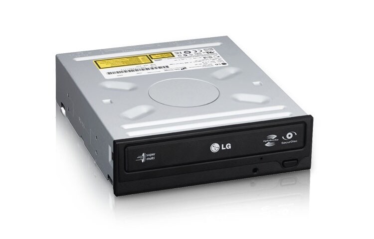 LG Interná DVD mechanika LG podporujúca zápis DVD +R/−R až 22-násobnou rýchlosťou. Pripojenie cez SATA rozhranie. Mechanika je vybavená funkciou SecurDisc a technológiou LightScribe, pre popis médií., GH22LS30, thumbnail 1