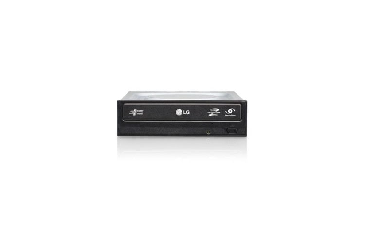 LG interná DVD mechanika podporujúca zápis DVD +R/−R až 22-násobnou rýchlosťou. Pripojenie cez E-IDE/ATAPI (PATA) rozhranie. Mechanika je vybavená funkciou SecurDisc., GH22NP20, thumbnail 1