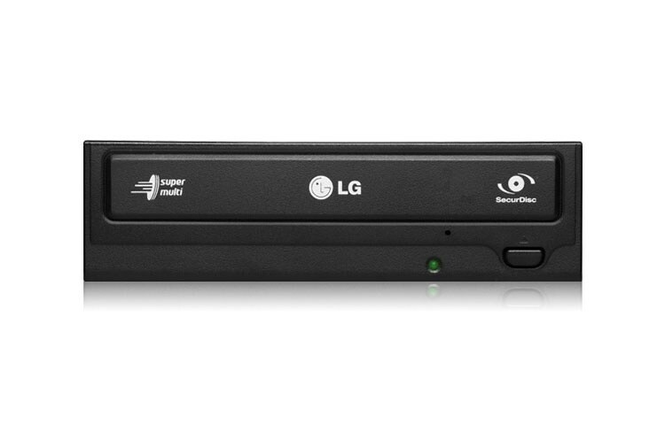 LG interná DVD mechanika podporujúca zápis DVD +R/−R až 22-násobnou rýchlosťou. Pripojenie cez SATA rozhranie. Mechanika je vybavená funkciou SecurDisc., GH22NS30, thumbnail 1