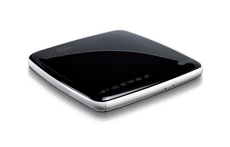 LG Externá multiformátová DVD napaľovačka LG s funkciou SecurDisc. Pripojenie cez USB2 rozhranie. Na popis médií poslúži technológia LightScribe, GP08LU10, thumbnail 2