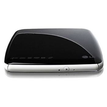 Externá multiformátová DVD napaľovačka LG s funkciou SecurDisc. Pripojenie cez USB2 rozhranie. Na popis médií poslúži technológia LightScribe1