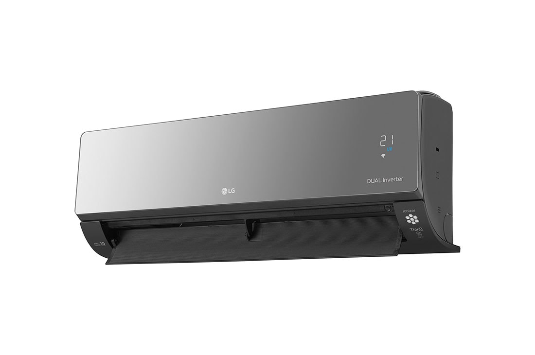 LG Klimatizácia LG ARTCOOL  s filtráciou UVnano™ DUAL Inverter 3,5 kW, Pohľad z ľavej strany po otvorení, AC12BK, thumbnail 7