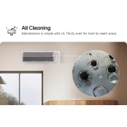 LG 5 kW ARTCOOL™ AI Air Single Split klimatizácia, Moderná obývačka s klimatizáciou LG na stene, AA18SP, thumbnail 6
