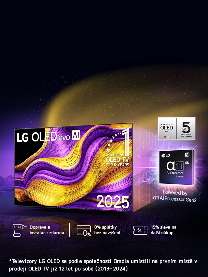 Záruka 5 let na OLED panel