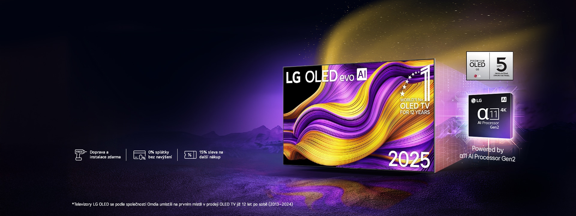 Záruka 5 let na OLED panel