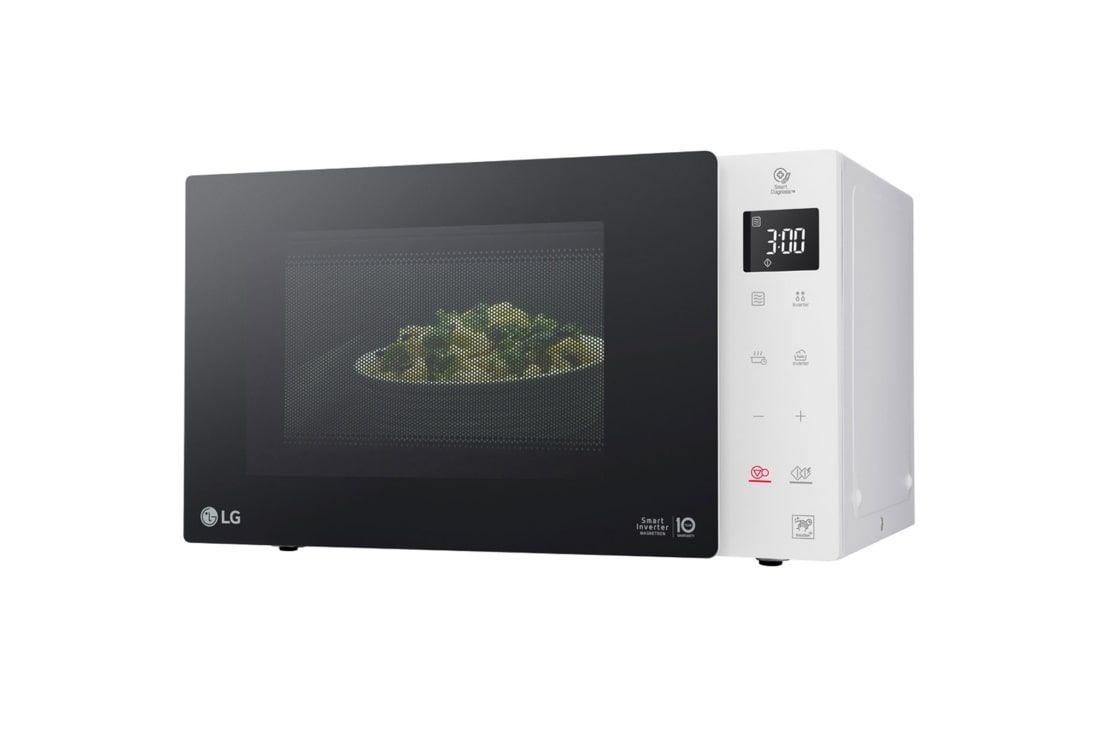 LG Mikrovlnná rúra | Objem 23 l | Smart Inverter Magnetrón | Antibakteriálny EasyClean™ povrch'], MS23NECBW, thumbnail 10