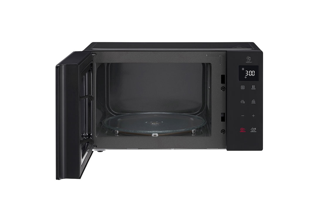 LG Mikrovlnná rúra s grilom | Objem 25 l | Smart Inverter Magnetron | EasyClean™ povrch | Gril s kremíkovým výhrevným telesom, Front view open door, MH6336GIB, thumbnail 2