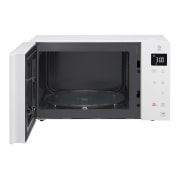 LG 25L EasyClean™ Mikrovlnná rúra s grilom, Biela, Front View door open, MH6535GIH, thumbnail 2