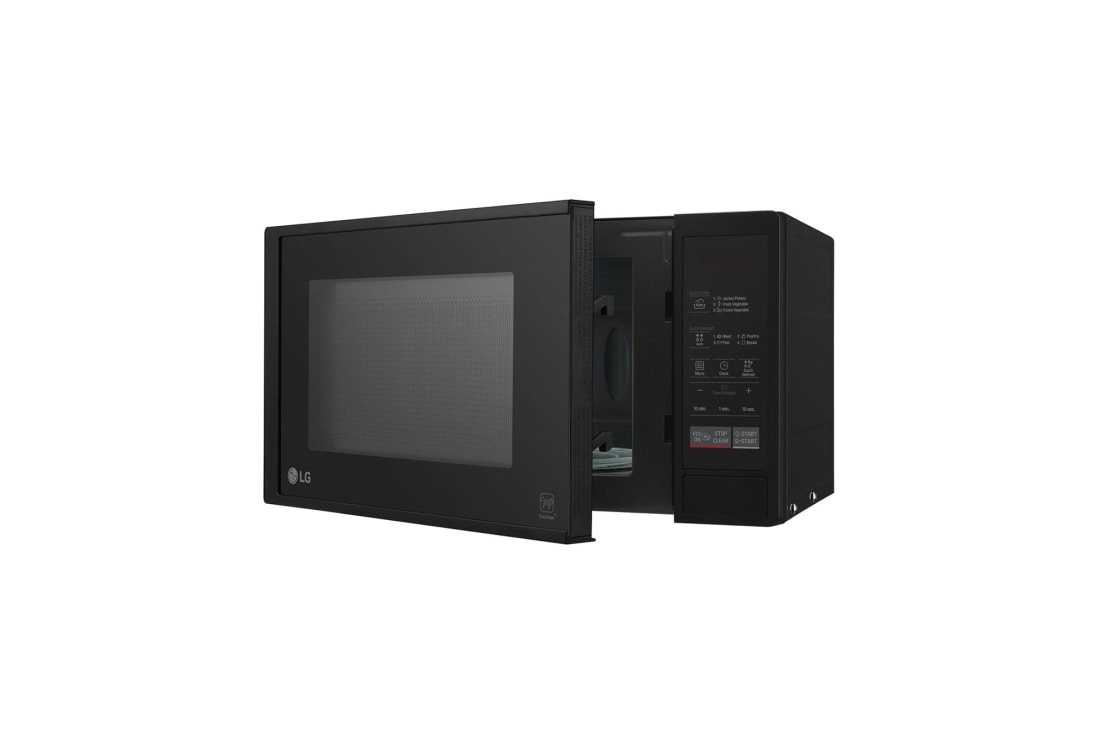 LG Mikrovlnná rúra | 20 l | EasyClean™| Čierna, Right Side View open, MS2042D, thumbnail 5
