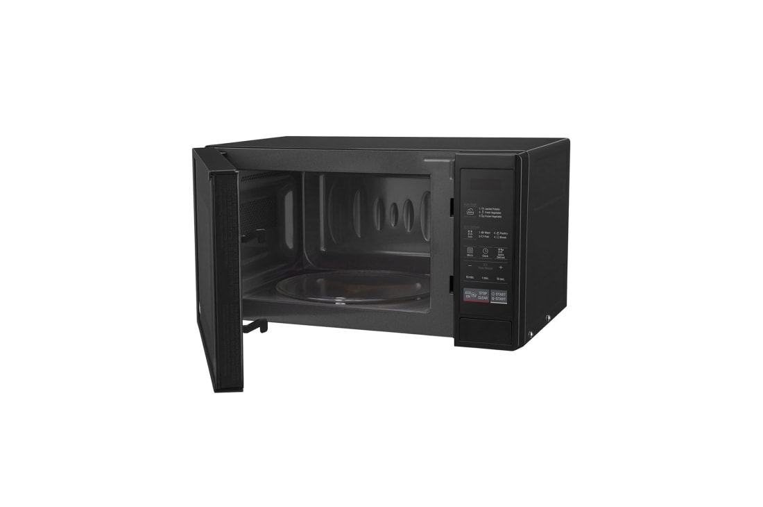 LG Mikrovlnná rúra | 20 l | EasyClean™| Čierna, Right Side View open, MS2042D, thumbnail 6