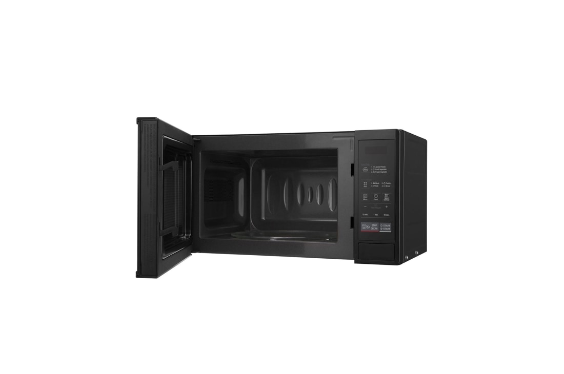 LG Mikrovlnná rúra | 20 l | EasyClean™| Čierna, Right Side View open, MS2042D, thumbnail 8
