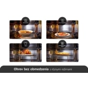 LG 25L Auto Cook Mikrovlnná rúra s grilom, Čierna/šedá, MG7Z2593B, thumbnail 11