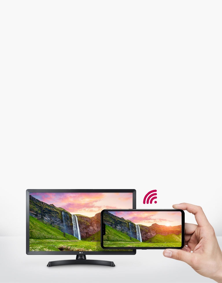 Integrované WiFi pripojenie a bezdrôtové riešenie, napríklad zobrazovanie obsahu smartfónu na veľkej obrazovke