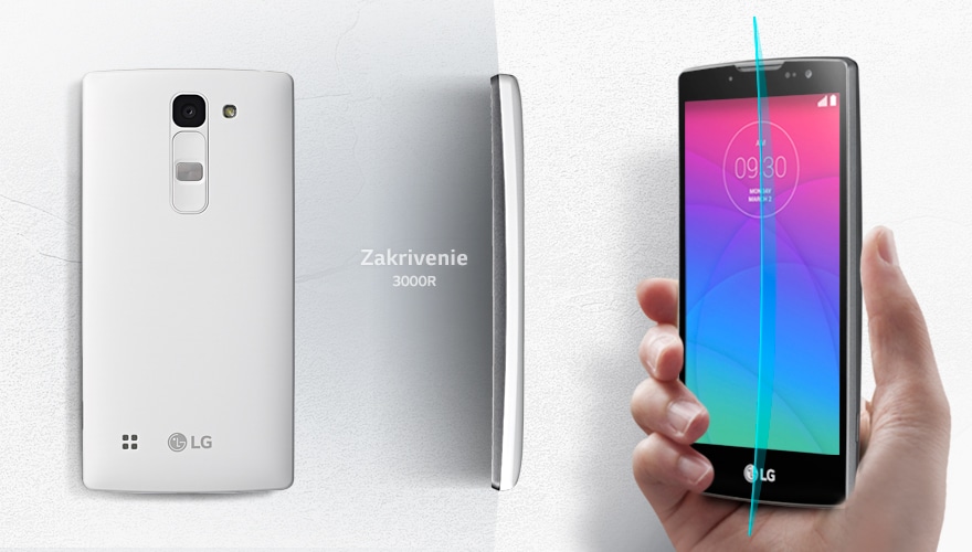 Jemne zakrivený dizajn