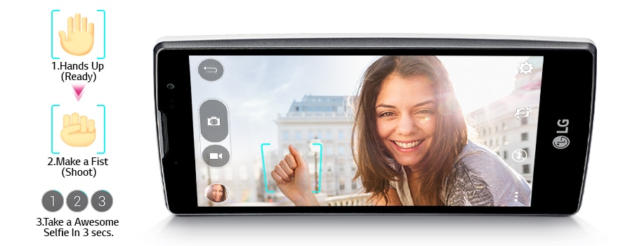 GESTO PRE OBSTARNIE AUTOPORTRÉTU (SELFIE GESTURE SHOT)