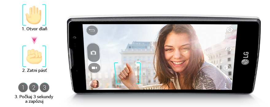 Fotografovanie gestom