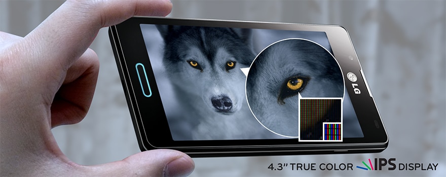 4,3 "celé telo True Color IPS