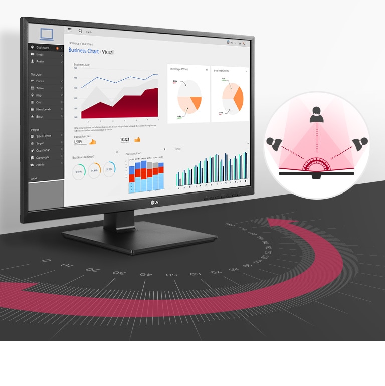 Jasnejšie a konzistentné skutočné farby zobrazené v širokých pozorovacích uhloch až do 178 stupňov na IPS Full HD IPS obrazovke