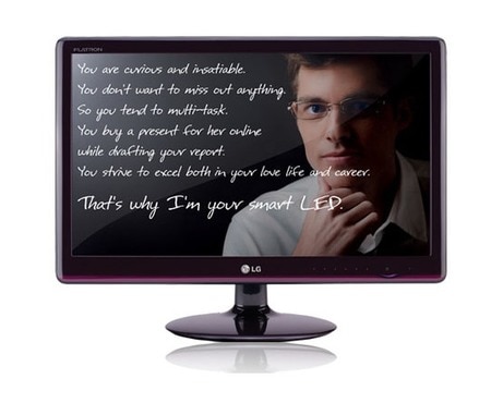 LG Širokouhlý 23'' LG LED monitor série E50, E2350T-PN