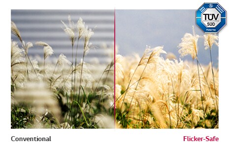 Funkcia Flicker-Safe potlačujúca blikanie