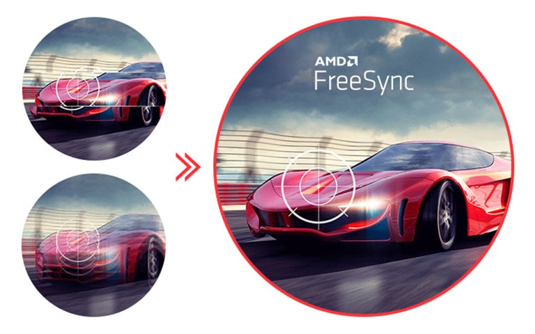 Technológia AMD FreeSync prináša plynulý a rýchly pohyb.