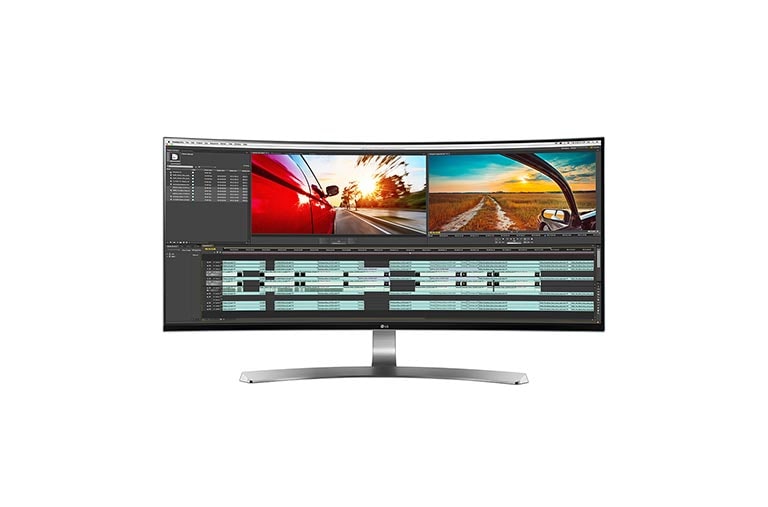 LG 21:9 Curved UltraWide™ QHD IPS Monitor , 34UC98-W, thumbnail 1