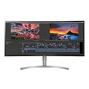 LG 38'' | UltraWide™ zakrivený monitor | 21:9 | WQHD+ | IPS Displej | HDR 10 | Reproduktory | USB Type-C, 38WK95C, thumbnail 2