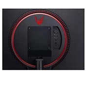 LG 23.8'' LG UltraGear monitor s IPS displejom, pohľad zblízka na porty, 24GN600-B, thumbnail 8