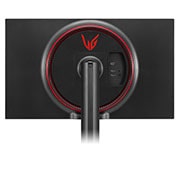 LG 27-palcový ergonomický herný monitor Nano IPS UltraGear™ s&nbsp;časom odozvy (GtG) 1&nbsp;ms, detailný pohľad zozadu so stojanom monitora v&nbsp;strede, 27GN880-B, thumbnail 13