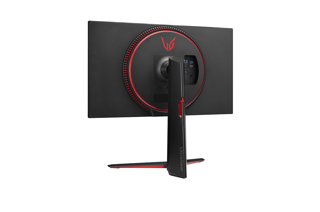 LG 27-palcový herný monitor Nano IPS UltraGear™ s&nbsp;časom odozvy 1&nbsp;ms kompatibilný s&nbsp;technológiou NVIDIA® G-SYNC®, pohľad zblízka na porty, 27GP850-B, thumbnail 8