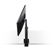 LG 27-palcový monitor IPS s&nbsp;rozlíšením UHD 4K Ergo s&nbsp;rozhraním USB-C™, pohľad zozadu z&nbsp;perspektívy na ľavú stranu  , 27UN880-B, thumbnail 11