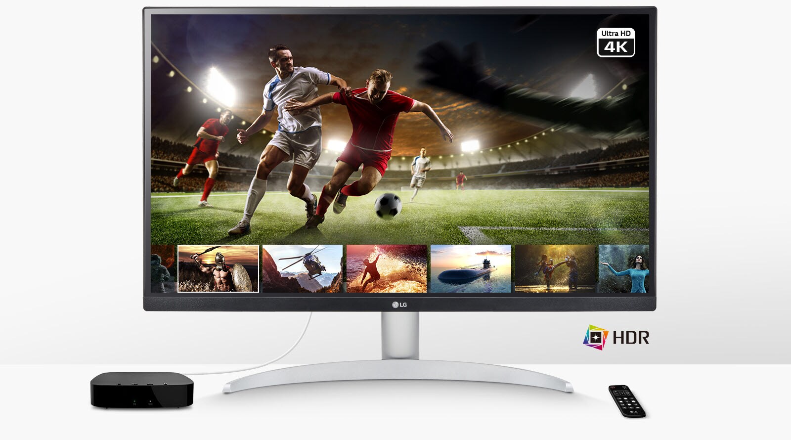 Monitor umožňuje používateľom vychutnať si obsah vo formáte 4K a&nbsp;HDR