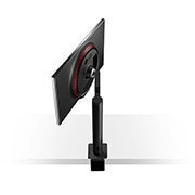 LG 27'' LG UltraGear monitor s IPS displejom, pohľad zozadu z&nbsp;perspektívy na monitor sklopený o&nbsp;-70&nbsp;stupňov, 27GN88A-B, thumbnail 11