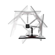 LG 27'' LG UltraGear monitor s IPS displejom, Pohľad na monitor zhora pri nastavovaní sklopenia, 27GN88A-B, thumbnail 6