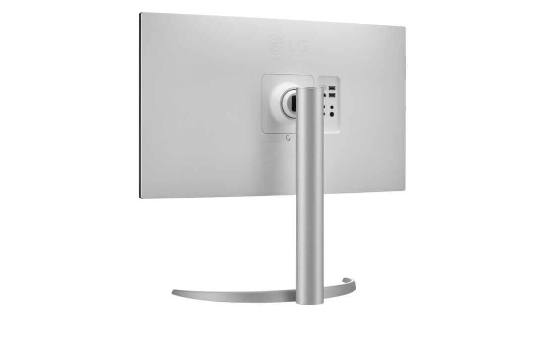 LG 27-palcový monitor IPS s&nbsp;rozlíšením UHD 4K a&nbsp;technológiou VESA DisplayHDR™&nbsp;400, pohľad zozadu z&nbsp;perspektívy, 27UP850-W, thumbnail 5