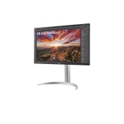 LG 27-palcový monitor IPS s&nbsp;rozlíšením UHD 4K a&nbsp;technológiou VESA DisplayHDR™&nbsp;400, pohľad zboku -15 stupňov, 27UP850-W, thumbnail 2