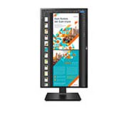 LG 23.8'' LG PC monitor s IPS displejom, pohľad spredu s otáčaním displeja o 90 stupňov v orientácii na výšku, 24QP550-B, thumbnail 9