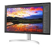 LG 31.5'' LG UHD monitor s IPS displejom, 32UN650-W, 32UN650-W, thumbnail 2