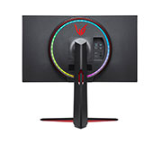 LG 27-palcový herný monitor Nano IPS UltraGear™ s&nbsp;rozlíšením UHD 4K a&nbsp;časom odozvy (GtG) 1&nbsp;ms s technológiou VESA DSC, pohľad zozadu s funkciou Sphere Lighting 2.0 v dúhových farbách, 27GN950-B, thumbnail 6